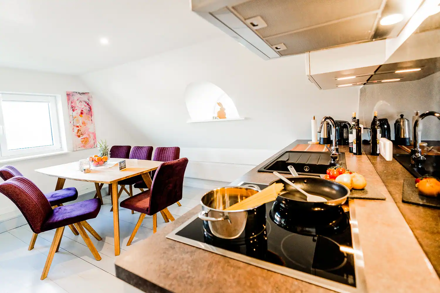 küche ferienwohnung ferienhaus ku galerie ku wohnung esstisch küche